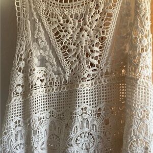 Noelle Cream Crochet Lace Top